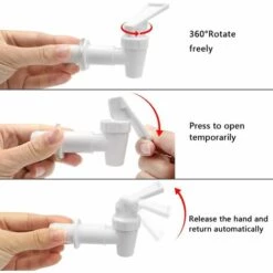 DECKON Plastique Robinet,Robinet De Tonneau, Distributeur De Boissons,pour Homebrew Barrel Fermenter Vin Bière Distributeur De Jus De Boisson Spigot(6 Pieces) -Promos Récupération Magasin 57241659 4