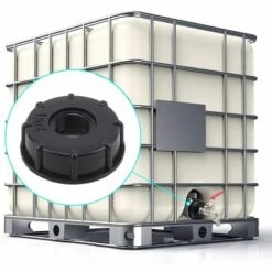 GRID COOL 3 Pièces De Barils Chimiques De 1000 Litres, Barils D'urée, Joints De Baril De Tonne IBC, Accessoires De Baril De Tonne, Joints En Plastique, Fil Intérieur à 6 Points (3/4 Pouce) -Promos Récupération Magasin 58348889 3