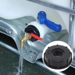 GRID COOL 3 Pièces De Barils Chimiques De 1000 Litres, Barils D'urée, Joints De Baril De Tonne IBC, Accessoires De Baril De Tonne, Joints En Plastique, Fil Intérieur à 6 Points (3/4 Pouce) -Promos Récupération Magasin 58348889 4