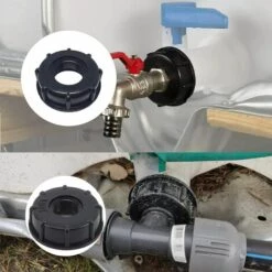 GRID COOL 3 Pièces De Barils Chimiques De 1000 Litres, Barils D'urée, Joints De Baril De Tonne IBC, Accessoires De Baril De Tonne, Joints En Plastique, Fil Intérieur à 6 Points (3/4 Pouce) -Promos Récupération Magasin 58348889 5