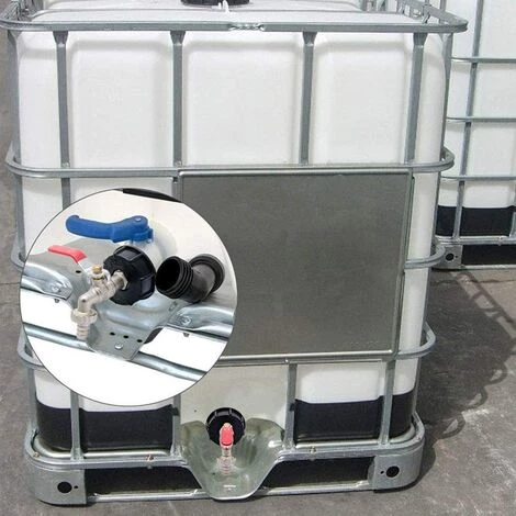 AOUGO Adaptateur IBC 1000L Adaptateur De Réservoir IBC Adaptateur De Réservoir S60X6 Robinet De Jardin En Laiton 1.27cm Raccord De Tuyau De Mazout 6 AOUGO Adaptateur IBC 1000L Adaptateur De Réservoir IBC Adaptateur De Réservoir S60X6 Robinet De Jardin En Laiton 1.27cm Raccord De Tuyau De Mazout – Image 4