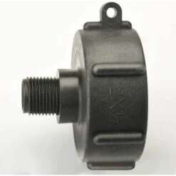 AOUGO Adaptateur De Réservoir IBC Connecteur De Robinet De Tuyau En Plastique S60X6 Bouchon Fileté Grossier à 1/2 "adaptateur De Robinet D'eau Pour Tonne De Valve IBC -Promos Récupération Magasin 58573625 3