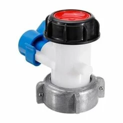 AOUGO Vanne Papillon De Rechange Pour Cuve IBC Jusqu'à 1000 L Ou Citerne, Avec Adaptateur Pour Bride DN40 (62 Mm, Aluminium) -Promos Récupération Magasin 58573632 4