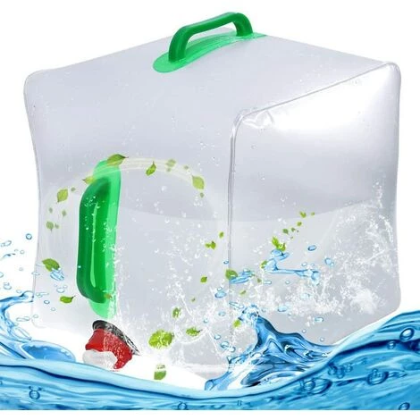 TRIOMPHE Réservoir D'eau Pliable Sac Conteneur Portable Transparent Durable Grande Capacité Pour Camping Pique-Nique 20L,T-Audace 3 TRIOMPHE Réservoir D'eau Pliable Sac Conteneur Portable Transparent Durable Grande Capacité Pour Camping Pique-Nique 20L,T-Audace