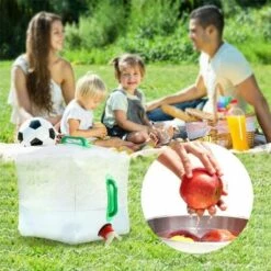 TRIOMPHE Réservoir D'eau Pliable Sac Conteneur Portable Transparent Durable Grande Capacité Pour Camping Pique-Nique 20L,T-Audace 11 TRIOMPHE Réservoir D'eau Pliable Sac Conteneur Portable Transparent Durable Grande Capacité Pour Camping Pique-Nique 20L,T-Audace -Promos Récupération Magasin 59761029 5