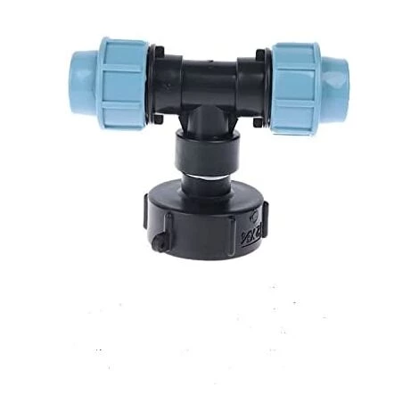 DECKON Adaptateur De Réservoir, Réservoir D'eau IBC S60X6 Avec Connecteur En Polyéthylène MDPE De 25 Mm, Compatible Avec Les Conteneurs IBC Standard Britanniques Et Européens 3 DECKON Adaptateur De Réservoir, Réservoir D'eau IBC S60X6 Avec Connecteur En Polyéthylène MDPE De 25 Mm, Compatible Avec Les Conteneurs IBC Standard Britanniques Et Européens