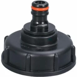 AOUGO IBC Raccord Robinet En Laiton Connecteur Sortie Raccord Vanne Robinet Raccords De Tuyau D'arrosag IBC Pour Robinet De Jardin En Laiton Avec Raccord