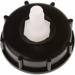 AOUGO 2,36"Gros Filetage à 0,47" Tuyau Robinet Vanne IBC Tote Tank Drain Adapter