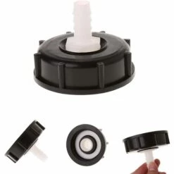 AOUGO 2,36"Gros Filetage à 0,47" Tuyau Robinet Vanne IBC Tote Tank Drain Adapter -Promos Récupération Magasin 60282109 3