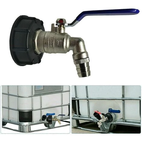 TOPHOMER S60X6 Adaptateur Robinet De Réservoir IBC Pièces Raccord Vanne Rempla Peut être Utilisé Comme Contacteur Rapide, Adapté à La Vanne IBC 4 TOPHOMER S60X6 Adaptateur Robinet De Réservoir IBC Pièces Raccord Vanne Rempla Peut être Utilisé Comme Contacteur Rapide, Adapté à La Vanne IBC – Image 2