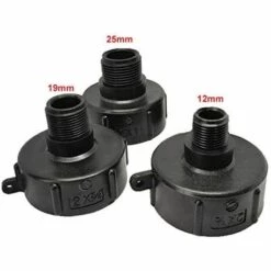 TOPHOMER Raccord Pvc S60x6 Taraudé 3/4'',Adaptateur De Tuyau De Réservoir 1000 L Plastique IBC Adaptateur De Tuyau D'arrosage Outils De Filetage 60 Mm Pour L'eau Réservoir Jardin Tuyau De Raccordement 19mm -Promos Récupération Magasin 60936085 3