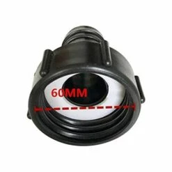 TOPHOMER Raccord Pvc S60x6 Taraudé 3/4'',Adaptateur De Tuyau De Réservoir 1000 L Plastique IBC Adaptateur De Tuyau D'arrosage Outils De Filetage 60 Mm Pour L'eau Réservoir Jardin Tuyau De Raccordement 19mm -Promos Récupération Magasin 60936085 4