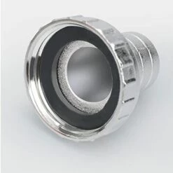 FLYME Robinet Cuve 1000L Recuperateur Eau De Pluie, Adaptateur Réservoir D'eau IBC 1/2' Double Pluie,Robinet En Matériau Alliage Fabriqué PP Filetage Gros 60 Mm -Promos Récupération Magasin 61127164 5