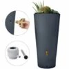4rain Réservoir D'eau De Pluie VASO 2en1 220 L Gris Graphite Avec Filtre De Descente Et Robinet De Sortie - 295647 -Promos Récupération Magasin 61356751 1