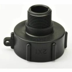 SINCèREETALI Adaptateur De Réservoir IBC Connecteur De Robinet De Tuyau En Plastique S60X6 Grossier à 1 "bouchon Fileté Adaptateur De Robinet D'extrémité D'eau Pour Tonne De Valve IBC -Promos Récupération Magasin 63819766 2