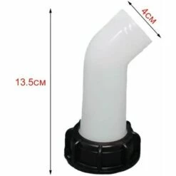 SINCèREETALI Adaptateur De Réservoir D'eau 2 Pièces, Vanne De Réservoir D'eau, Adaptateur De Réservoir De Vidange IBC Pour Réservoirs D'eau IBC, Vannes De Tonnage, Irrigation Agricole, Pipelines, Plastique, 60 Mm (blanc) -Promos Récupération Magasin 63820475 5