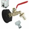 SINCèREETALI Robinet De Réservoir 1000L S60X6 Connecteur De Robinet IBC Avec Raccord De Tuyau 1/2", Adaptateur De Réservoir De Vidange, Pour Robinet De Jardin, Pour Adaptateur De Réservoir (1 Pièce) -Promos Récupération Magasin 63821434 1