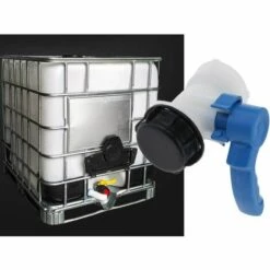SINCèREETALI Vanne Papillon De Rechange Pour Cuve IBC Jusqu'à 1000 L Ou Citerne, Avec Adaptateur Pour Bride DN50 (75 Mm, Polypropylène) -Promos Récupération Magasin 63821955 3