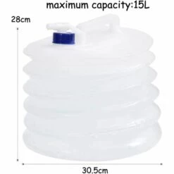 HKLFFJA Bidon Pliable Avec Réservoir D'eau Pliable Pour Le Camping, L'escalade, La Survie, 15 L -Promos Récupération Magasin 63868703 2