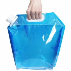 ARC-EN-CIéL Set De 2 Bidons Pliables Et Portables Pour Eau Potable (5 L + 10 L) Convient Pour La Randonnée, Le Camping, Le Pique-nique, Les Voyages, Le Barbecue-Arcenciél -Promos Récupération Magasin 64128099 2