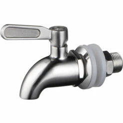 MINKUROW Robinet De Tonneau,12mm Distributeur De Boissons,Robinet Pour Tonneau De Bière, Robinet Pour Vin - En Acier Inoxydable Et Taille