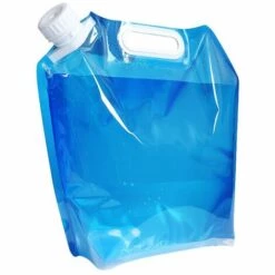 NAXUNNN Set De 2 Bidons Pliables Et Portables Pour Eau Potable (5 L + 10 L) Convient Pour La Randonnée, Le Camping, Le Pique-nique, Les Voyages, Le Barbecue- -Promos Récupération Magasin 64499172 5