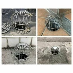 Ensoleillé Iltres Pour Gouttière, Fuite GouttièRe Garde Filtre, La Protection Des Ballons En Fil De Fer Pour Tuyau De Gouttière Arrête Le Blocage Des Feuilles De Boue De Mousse.Gu.B/bon -Promos Récupération Magasin 64686818 4