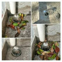 Ensoleillé Iltres Pour Gouttière, Fuite GouttièRe Garde Filtre, La Protection Des Ballons En Fil De Fer Pour Tuyau De Gouttière Arrête Le Blocage Des Feuilles De Boue De Mousse.Gu.B/bon -Promos Récupération Magasin 64686818 5