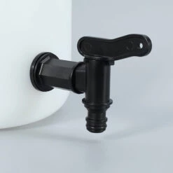 MERéTéET Robinet Cuve 1000l Plastique 3/4'' Pour Recuperateur Eau De Pluie, Adaptateur De Boîte De Rangement D'eau IBC (Joints En Plastique) 1 Pièce，KoleZy -Promos Récupération Magasin 64707172 3