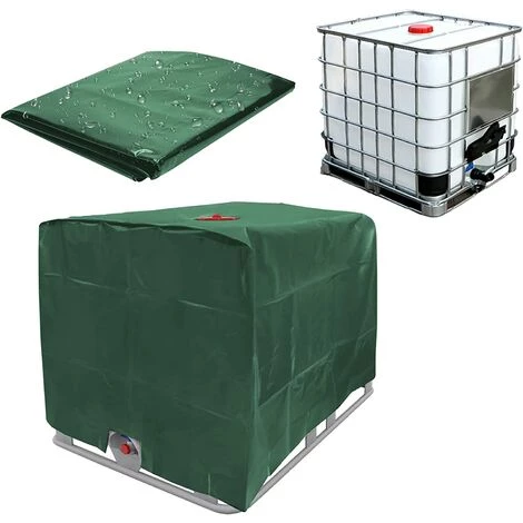 Devenirriche Housse De Réservoir IBC - Pour Réservoir D'eau De 1000 L - Pour Réservoir IBC - Vert, 120×100×116, (Tank Abdeckung) 3 Devenirriche Housse De Réservoir IBC - Pour Réservoir D'eau De 1000 L - Pour Réservoir IBC - Vert, 120×100×116, (Tank Abdeckung)