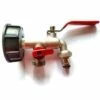 Devenirriche Adaptateur De Réservoir IBC, Adaptateur De Vidange De Réservoir IBC à Double Tête S60X6 Vers Robinet De Jardin En Laiton Avec Raccord De Tuyau De 1,9 Cm Pour Huile, Carburant, Eau -Promos Récupération Magasin 64756200 1