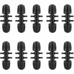 BAICCCF Robinet De Cuve De Récupération D'eau 10 Pièces Adaptateur D'irrigation Connecteur Cannelé Tube Résistant à L'usure Pour Jardin Ferme Serre Jardinage