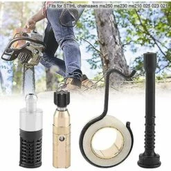 BAICCCF Robinet De Cuve De Récupération D'eau Ensemble De Filtre De Pompe à Huile Engrenage à Vis Sans Fin Tuyau D'huile Kit De Filtre à Huile Kit D'accessoires De Jardinage Outil De Jardin Intérieur Extérieur Pour Ms 250 Ms230 Ms 210 -Promos Récupération Magasin 64771381 5