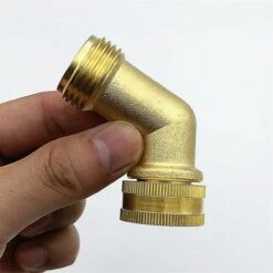 BAICCCF Robinet De Cuve De Récupération D'eau 3/4" Connecteur En Laiton à Filetage Femelle/mâle, Raccord De Tube De Tuyau D'arrosage à Angle De 130 Degrés, Accessoires D'adaptateur De Réservoir D'eau -Promos Récupération Magasin 64771387 4