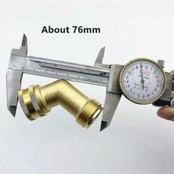 BAICCCF Robinet De Cuve De Récupération D'eau 3/4" Connecteur En Laiton à Filetage Femelle/mâle, Raccord De Tube De Tuyau D'arrosage à Angle De 130 Degrés, Accessoires D'adaptateur De Réservoir D'eau -Promos Récupération Magasin 64771387 5