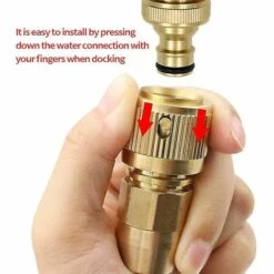 BAICCCF Robinet De Cuve De Récupération D'eau Connecteur De Tuyau Extensible Adaptateur De Tuyau En Laiton -Promos Récupération Magasin 64771389 4