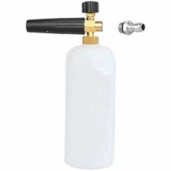BAICCCF Robinet De Cuve De Récupération D'eau 1 PCS; Connecteur à Dégagement Rapide, Adaptateur De Pulvérisateur De Savon Pour Nettoyeur Haute Pression à Dégagement Rapide Mâle 14 Mm à 1/4 Pouce, Lance En Mousse De Neige En Acier Inoxydable C -Promos Récupération Magasin 64771403 5
