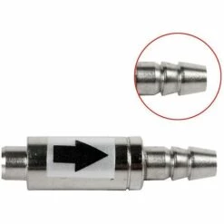 BAICCCF Robinet De Cuve De Récupération D'eau Clapet Anti-retour Anti-corrosion Et Durable De CO2 D'acier Inoxydable Pour Le Diffuseur Et L'air De Co2 D'aquarium De Système De Co2 D'aquarium, Argent -Promos Récupération Magasin 64771405 3