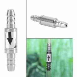 BAICCCF Robinet De Cuve De Récupération D'eau Clapet Anti-retour Anti-corrosion Et Durable De CO2 D'acier Inoxydable Pour Le Diffuseur Et L'air De Co2 D'aquarium De Système De Co2 D'aquarium, Argent -Promos Récupération Magasin 64771405 4