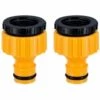 BAICCCF Robinet De Cuve De Récupération D'eau Lot De 2 Adaptateurs De Robinet Fileté En Plastique Bsp 2 En 1 Pour Tuyau De Robinet -Promos Récupération Magasin 64771425 1