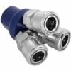 BAICCCF Robinet De Cuve De Récupération D'eau Coupleur Rapide Pneumatique à 3 Voies Connecteur De Connexion Rapide à Prise Femelle Bspt 1/4 Pouce -Promos Récupération Magasin 64771427 1