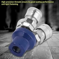 BAICCCF Robinet De Cuve De Récupération D'eau Coupleur Rapide Pneumatique à 3 Voies Connecteur De Connexion Rapide à Prise Femelle Bspt 1/4 Pouce -Promos Récupération Magasin 64771427 4