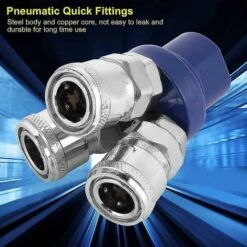 BAICCCF Robinet De Cuve De Récupération D'eau Coupleur Rapide Pneumatique à 3 Voies Connecteur De Connexion Rapide à Prise Femelle Bspt 1/4 Pouce -Promos Récupération Magasin 64771427 5