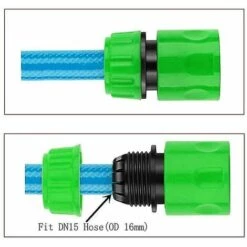 BAICCCF Robinet De Cuve De Récupération D'eau Connecteur De Tuyau D'arrosage Connecteur D'arrosage Accessoires De Tuyau (6 Connecteurs De Tuyau Rapides, 3 Connecteurs Mâles Doubles), Kit De Connexion Rapide Et Facile. -Promos Récupération Magasin 64771448 3