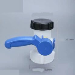 BAICCCF Robinet De Cuve De Récupération D'eau 1000l Résistant Aux Acides Et Aux Alcalis Boîte Carrée Soupape De Décharge Nouvelle Vanne En Plastique Ibc Ton Baril Commutateur Accessoires Dn40 Vanne Papillon Accessoires -Promos Récupération Magasin 64771469 4