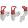 LLOVE 3pcs Robinets De Distributeur D'eau En Plastique 12mm Fileté En Plastique Rouge Blanc -Promos Récupération Magasin 64870317 1
