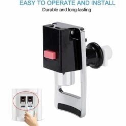 LLOVE Eau Robinet Plastique Refroidisseur Robinet Eau Distributeur Nettoyer Robinet Convient Adaptateur Chaud Froid Eau Robinet Remplacement Rouge 2Pcs -Promos Récupération Magasin 64870376 3