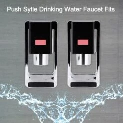 LLOVE Eau Robinet Plastique Refroidisseur Robinet Eau Distributeur Nettoyer Robinet Convient Adaptateur Chaud Froid Eau Robinet Remplacement Rouge 2Pcs -Promos Récupération Magasin 64870376 4