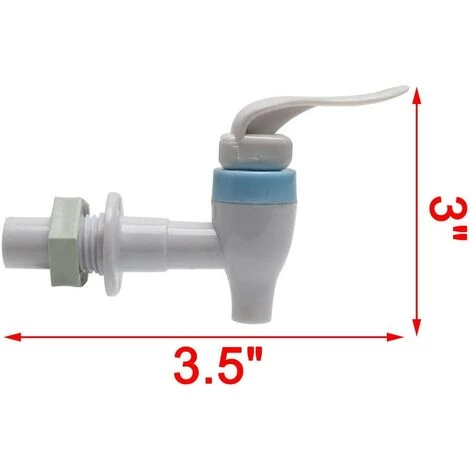 LLOVE Poussoir Type Blanc Bleu Plastique Robinet Robinet Pour Distributeur D'eau 5 LLOVE Poussoir Type Blanc Bleu Plastique Robinet Robinet Pour Distributeur D'eau – Image 3