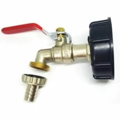 LLOVE Adaptateur IBC 1000 L Adaptateur De Réservoir IBC Adaptateur De Réservoir S60X6 Pour Robinet De Jardin En Laiton 1,27 Cm Raccord De Tuyau D'huile Carburant -Promos Récupération Magasin 64870405 4